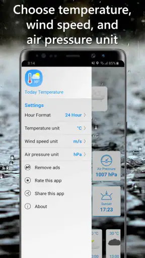 Temperature Today: Weather App screenshot