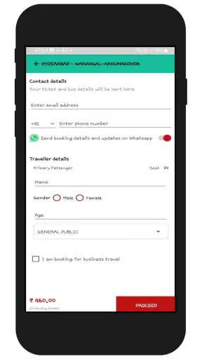 TGSRTC Official Online Booking screenshot