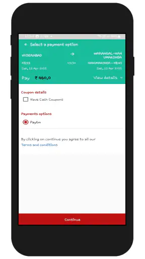 TGSRTC Official Online Booking screenshot