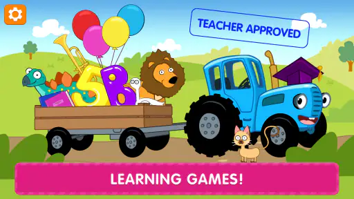 The Blue Tractor: Toddler Game screenshot