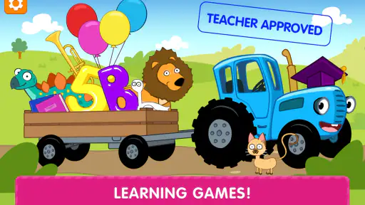 The Blue Tractor: Toddler Game screenshot