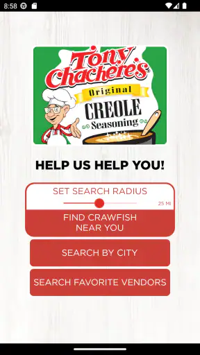 The Crawfish App screenshot