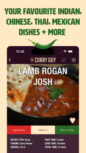 The Curry Guy - Spiced Recipes screenshot