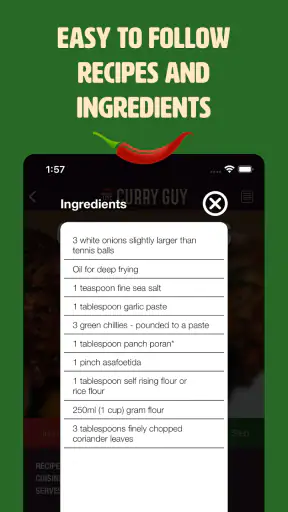 The Curry Guy - Spiced Recipes screenshot