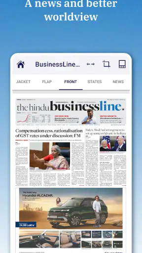 The Hindu BusinessLine ePaper screenshot