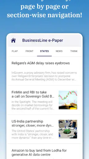 The Hindu BusinessLine ePaper screenshot