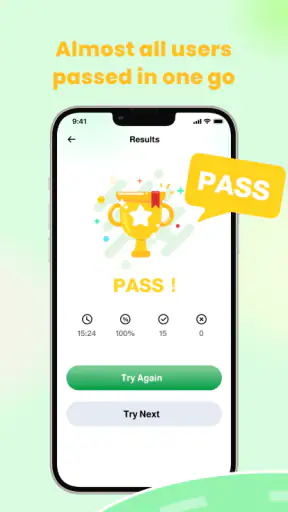 Theory test Ireland screenshot