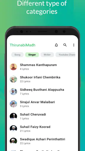 ThirunabiMadh ﷺ Lyrics App screenshot
