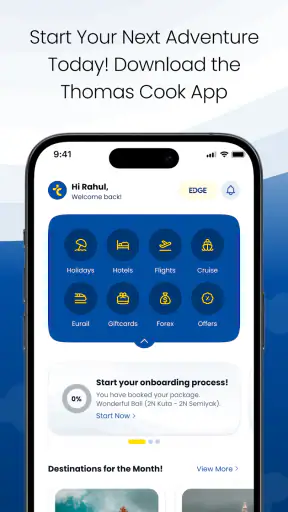 Thomas Cook Holidays screenshot