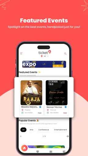 Ticket9 | Discover live events screenshot