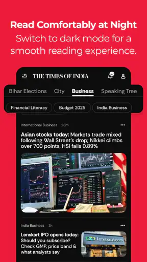 Times Of India News App screenshot