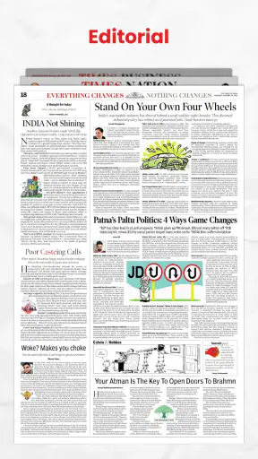 Times Of India Newspaper App screenshot