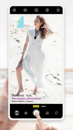 Timestamp camera: Add DateTime screenshot