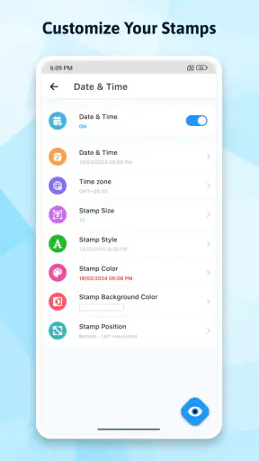 Timestamp camera: Add DateTime screenshot