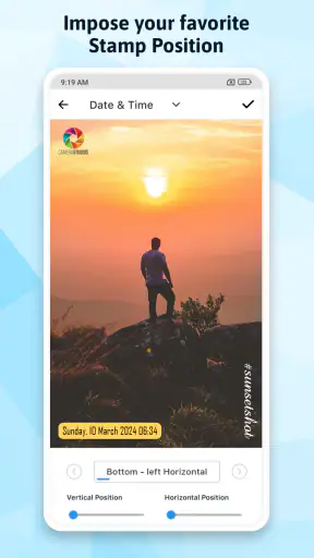 Timestamp camera: Add DateTime screenshot