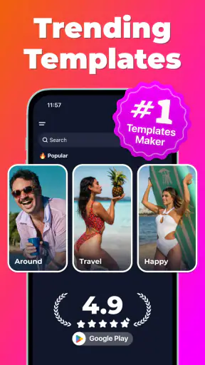 TMake: Video Templates & Maker screenshot