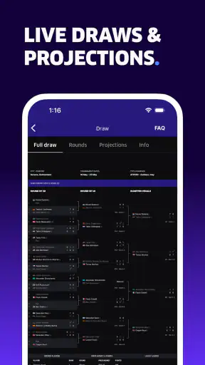 TNNS: टेनिस लाइव स्कोर screenshot