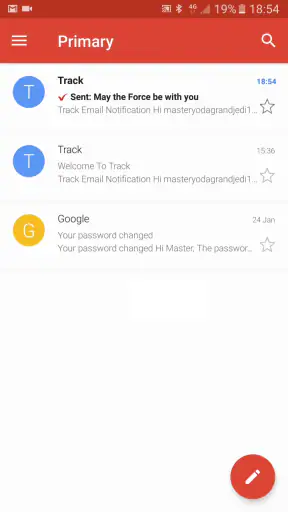 Track - Email Tracking screenshot