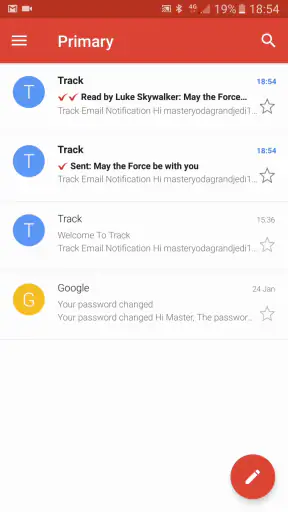 Track - Email Tracking screenshot