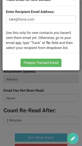 Track - Email Tracking screenshot