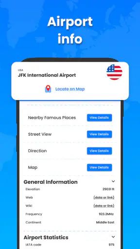 Track flight status live plane screenshot