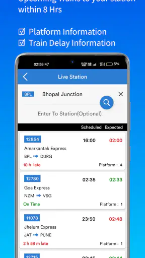 Track My Train - Live Status screenshot