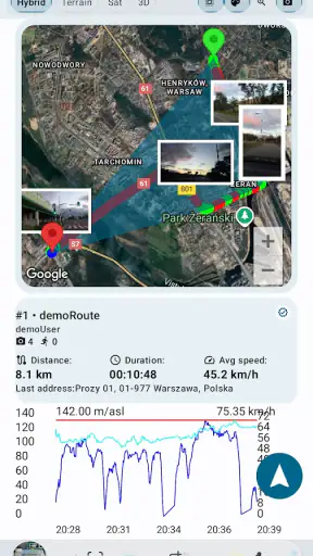 Track Reporter - Proof of Work screenshot