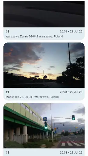 Track Reporter - Proof of Work screenshot