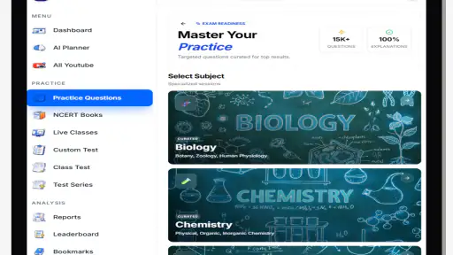 Trackprep: NEET Mock Test MCQ screenshot
