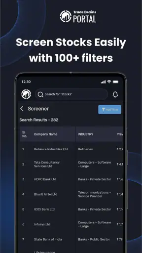 Trade Brains Portal screenshot