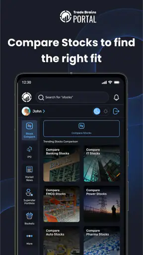 Trade Brains Portal screenshot