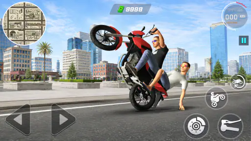 Traffic Bike: Wheelie Stunt screenshot