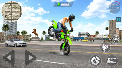 Traffic Bike: Wheelie Stunt screenshot