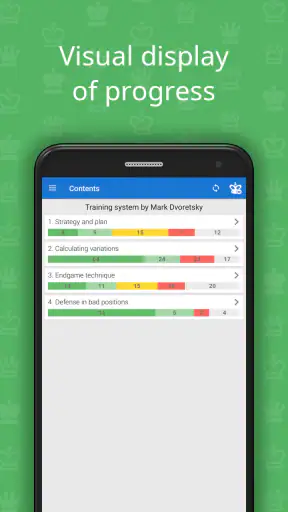 Training system by M Dvoretsky screenshot