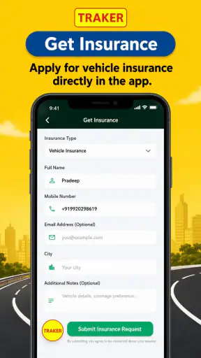Traker Boss Driver Partner App screenshot