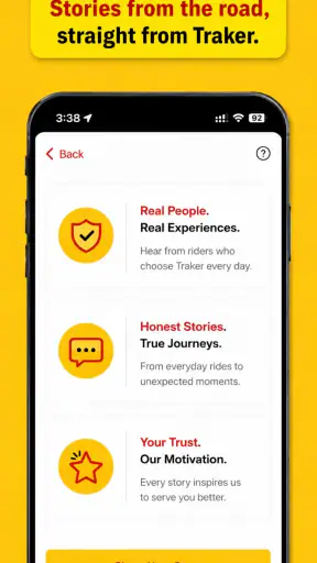 Traker: Cab, Auto & Bike App screenshot