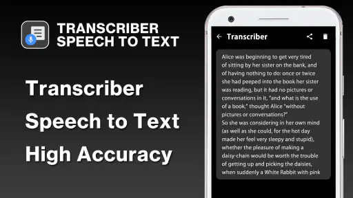 Transcriber - Speech to Text screenshot