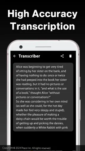 Transcriber - Speech to Text screenshot