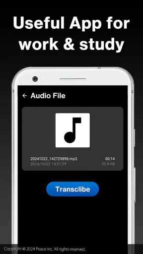Transcriber - Speech to Text screenshot