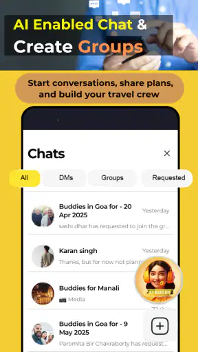 Travel Buddy: Find, Chat, Book screenshot