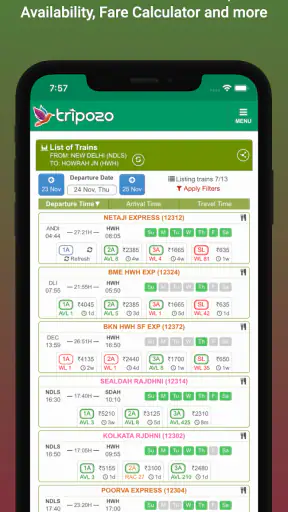 Tripozo: Train Flight & Travel screenshot