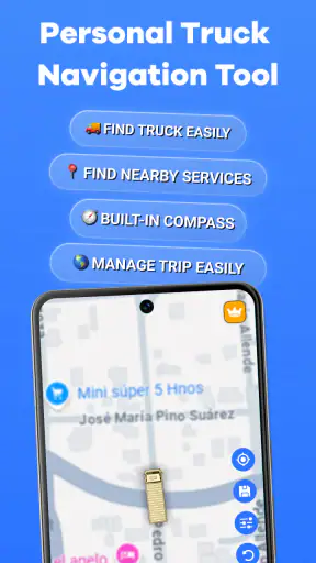 Truck Map Routes : Truck GPS screenshot