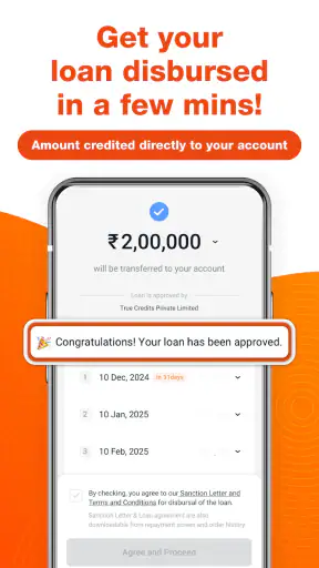 True Balance पर्सनल लोन ऐप screenshot