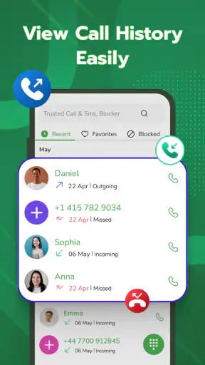 Trusted Call & SMS, Blocker screenshot