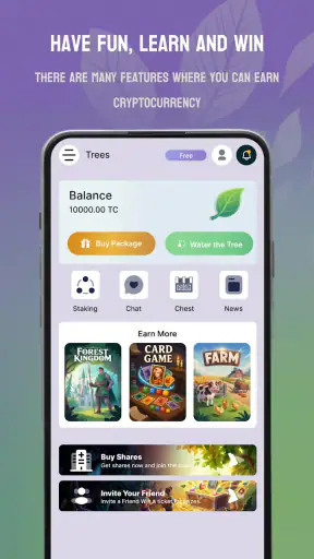 TTcoin Trees – पैसा कमाएँ screenshot