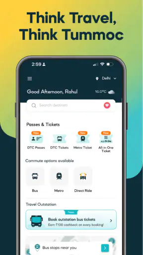 Tummoc: Bus & Metro Ticketing screenshot