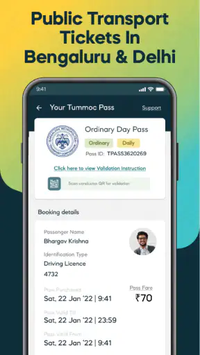 Tummoc: Bus & Metro Ticketing screenshot