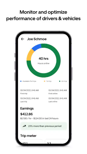 Uber Fleet screenshot