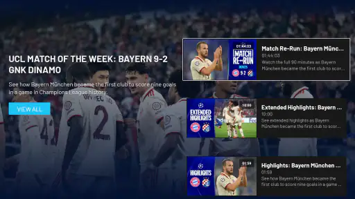 UEFA.tv screenshot
