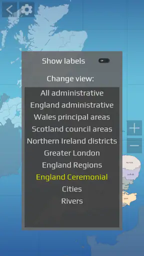 UK Map Quiz screenshot